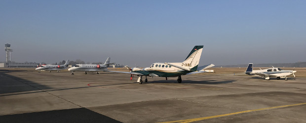 Privatjets am Flughafen Hannover